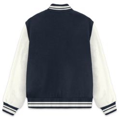 Navy Blue Varsity Jacket Navy Blue Varsity Jacket - Image 2